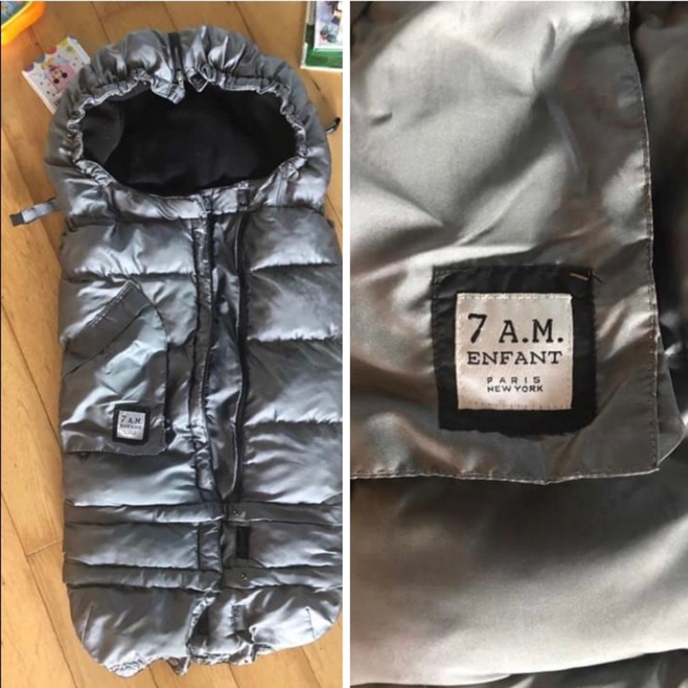7 AM Enfant Stroller Cocoon - discontinued silver